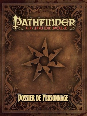 Pathfinder Le Jeu de Rôle: Dossier de Personnage | Boutique FDB