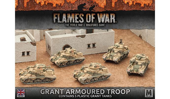 Flames of War Grant Armoured Troop (Plastic) | Boutique FDB