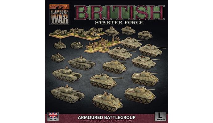 Flames of War : British Starter Force Armoured Battlegroup (LW) | Boutique FDB