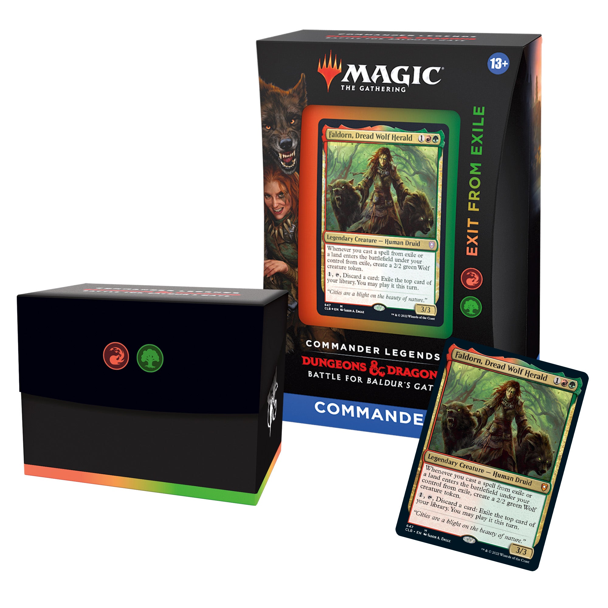 MTG- Commander Legends : Battle For Baldur's Gate - Commander Deck (Gruul) | Boutique FDB