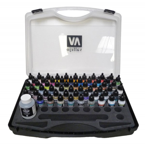 Game Air Set: Plastic Case with 47 Colors (47 Colors plus 8 Primers and 5 Auxillary Products) | Boutique FDB