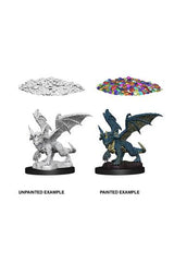 Nolzur's Marvelous Miniatures Unpainted Blue Dragon Wyrmling | Boutique FDB