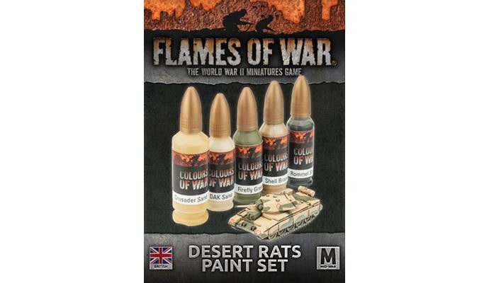 Flames of War Desert Rats Paint Set | Boutique FDB