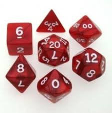 Polyhedral 7 Piece Dice Set Pearlized | Boutique FDB