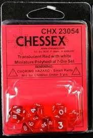 Chessex 7 dice set CHX23054 | Boutique FDB