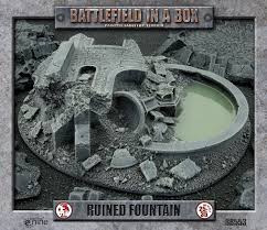 Battlefield in a box Gothic Ruined Fountain | Boutique FDB
