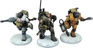 Dust Tactics Heavy Rangers Command Squad | Boutique FDB