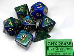 Chessex 7 dice set chx26436 | Boutique FDB