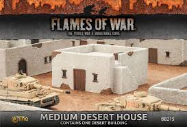 Flames of War Medium Desert House | Boutique FDB