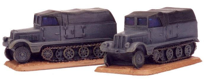 Sd Kfz 11 (3t) half-track, Two resin models | Boutique FDB