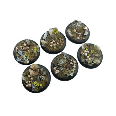 Graveyard, Round Lipped bases 40mm (2) | Boutique FDB