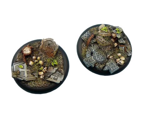 Graveyard, Round Lipped bases 50mm (1) | Boutique FDB