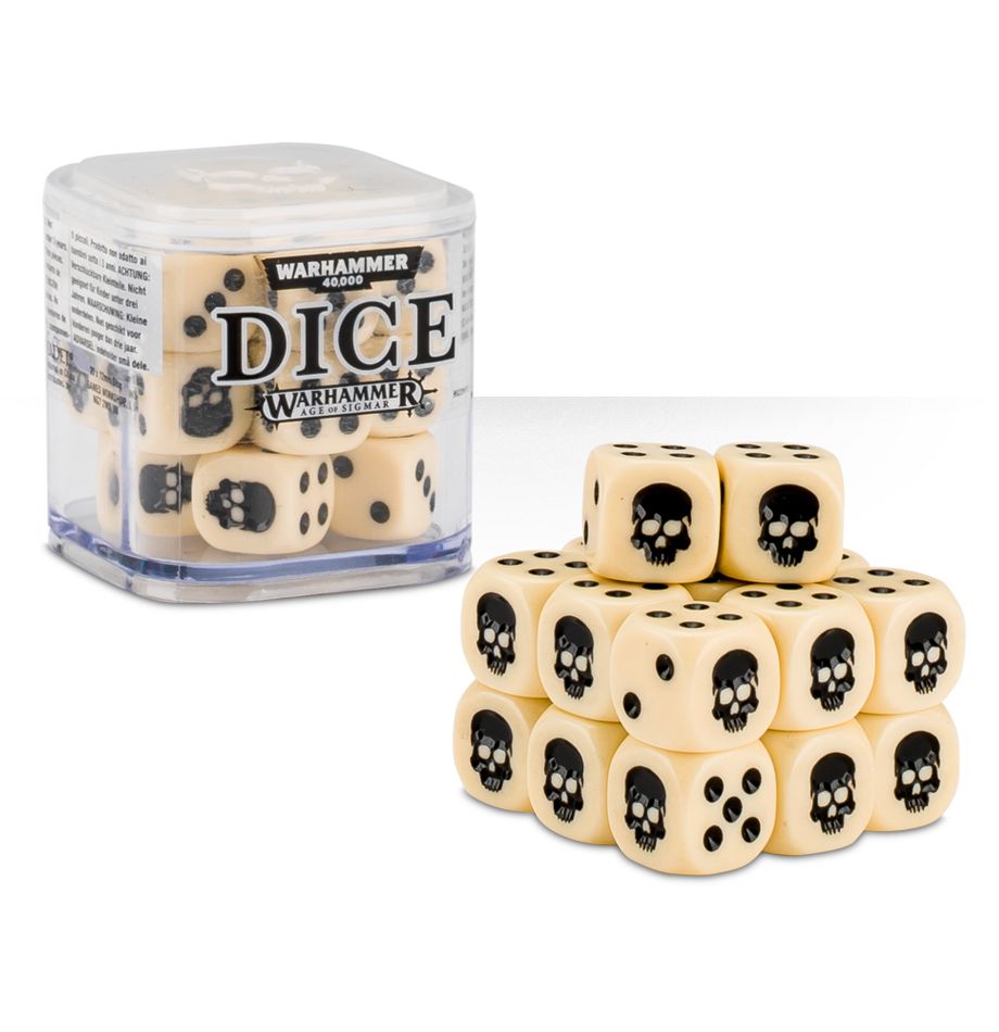 Warhammer : Dice Cube - Bone | Boutique FDB