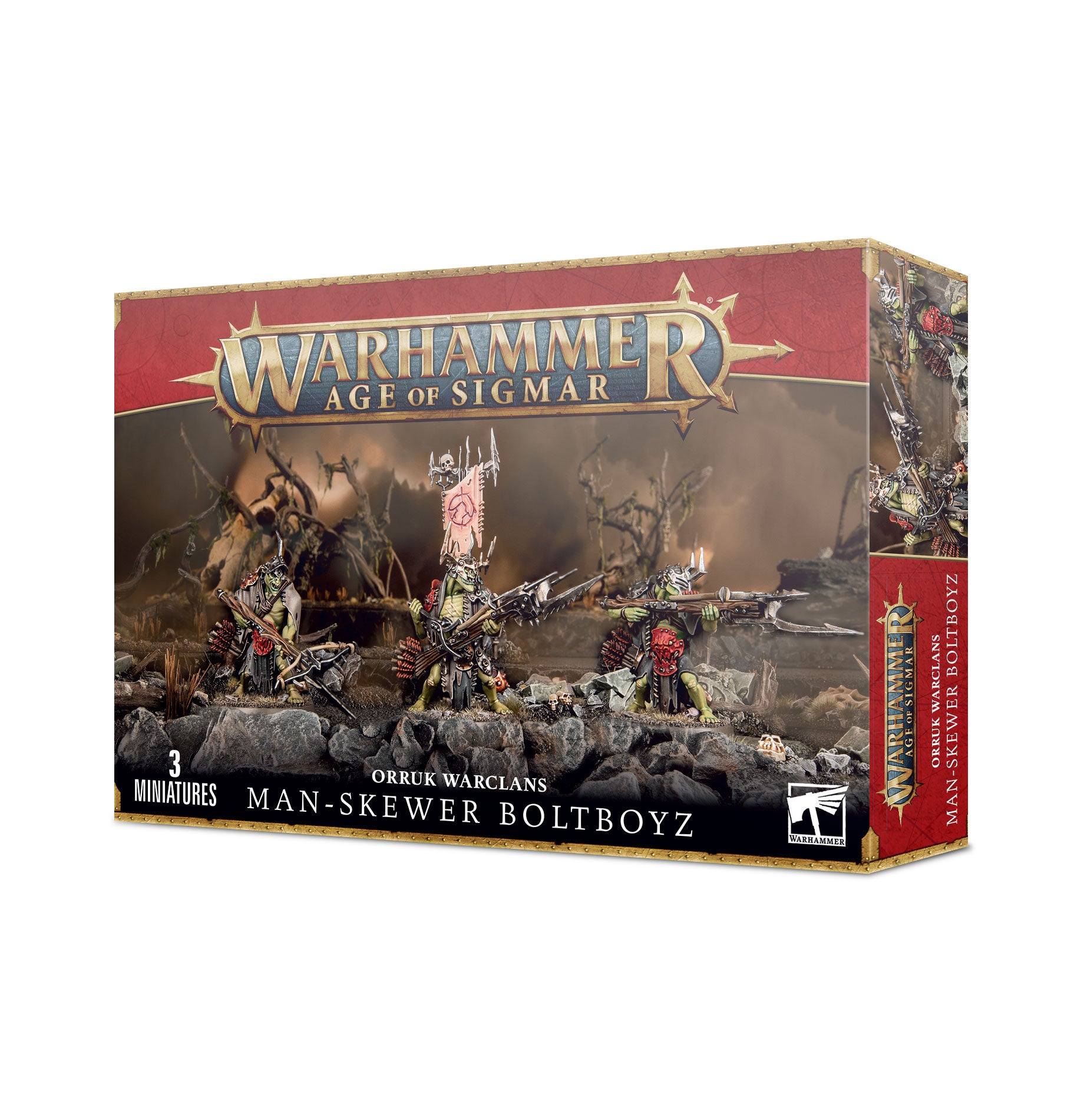 Age of Sigmar : Orruk Warclans - Man-Skewer Boltboyz | Boutique FDB