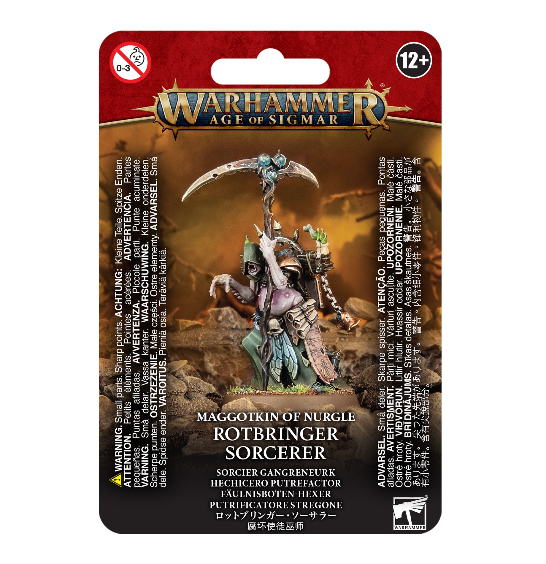 Age of Sigmar : Maggotkin of Nurgle - Rotbringer Sorcerer | Boutique FDB