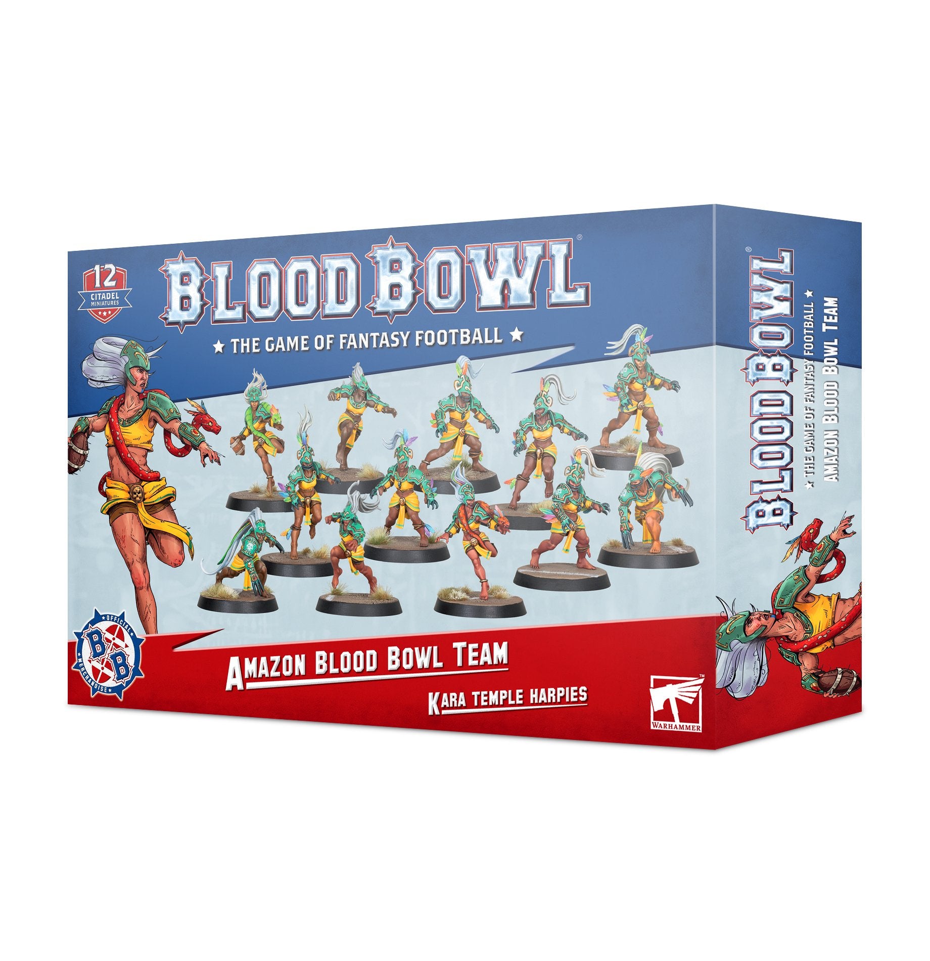 Blood Bowl - Amazon Team - Kara Temple Harpies | Boutique FDB