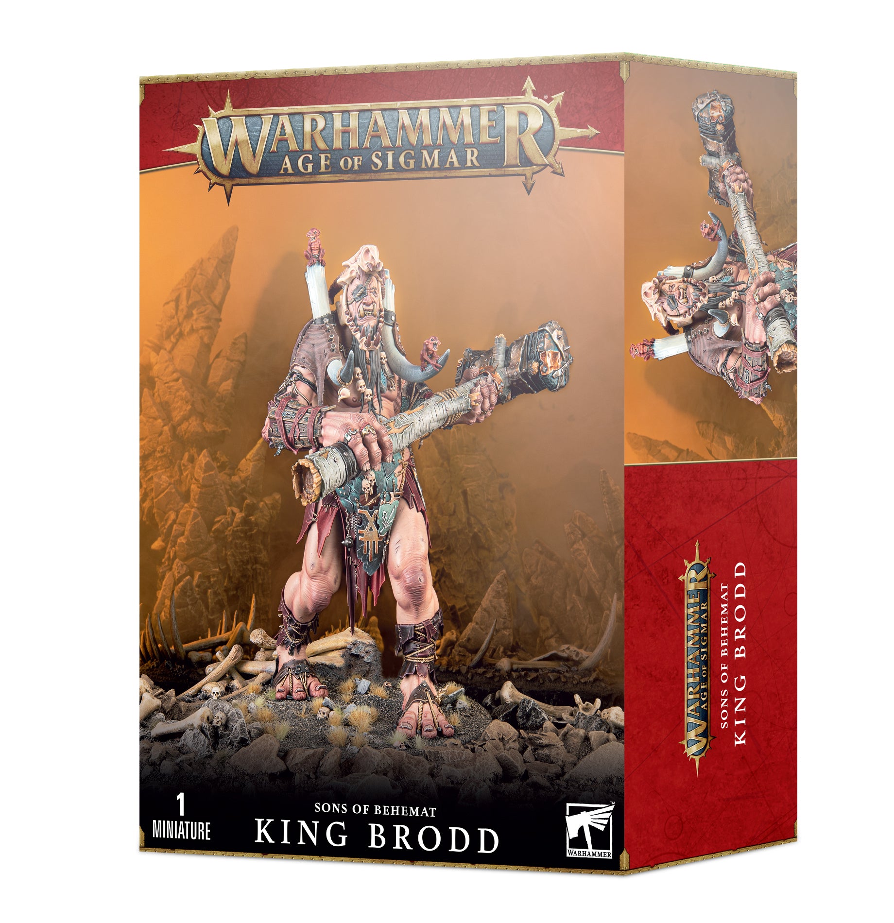 WARHAMMER AoS: SONS OF BEHEMAT - KING BRODD | Boutique FDB