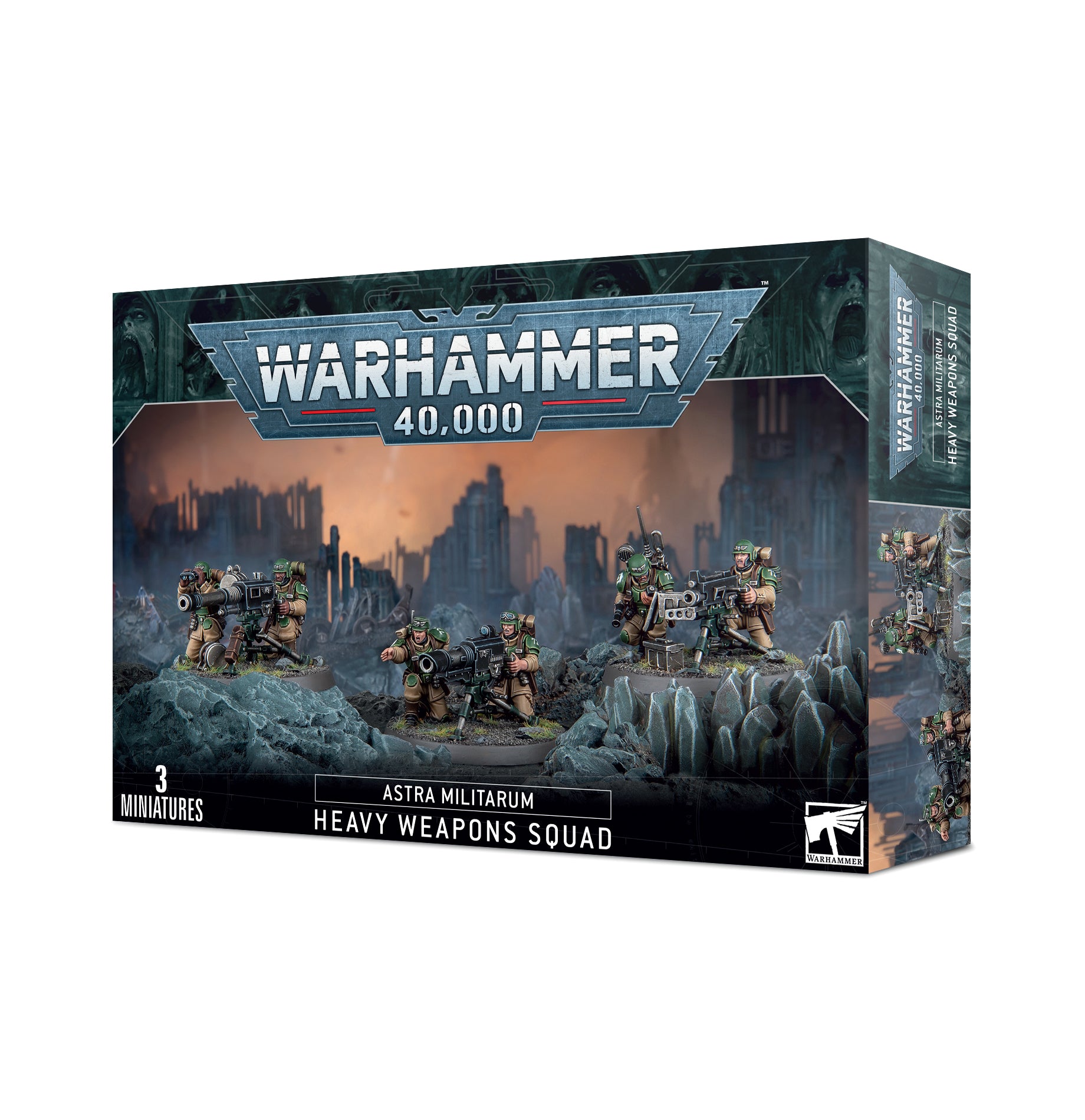 WARHAMMER 40K: ASTRA MILITARUM - HEAVY WEAPONS SQUAD | Boutique FDB