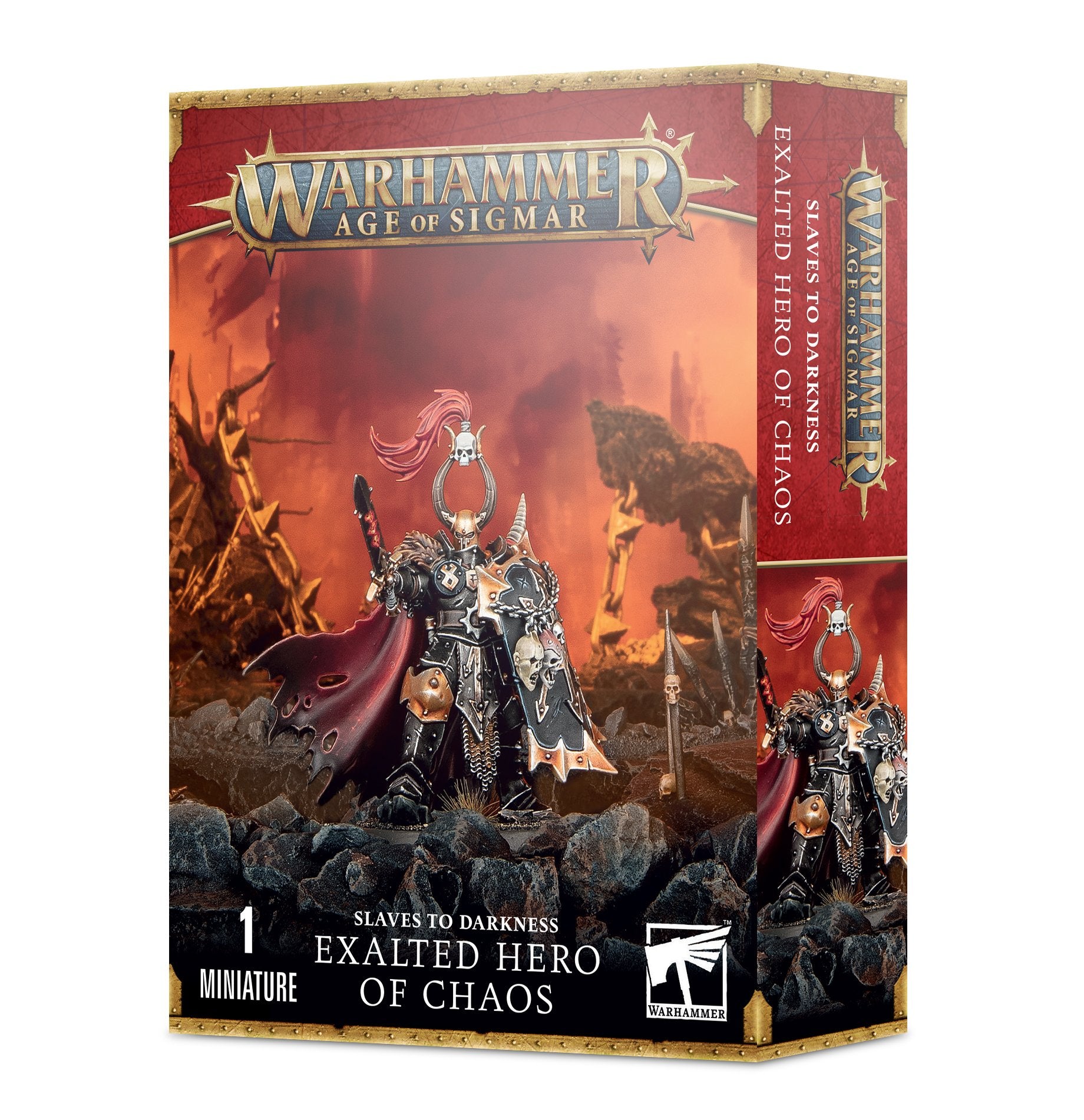 Warhammer : Age of Sigmar - Slaves to Darkness - Exalted Hero of Chaos | Boutique FDB