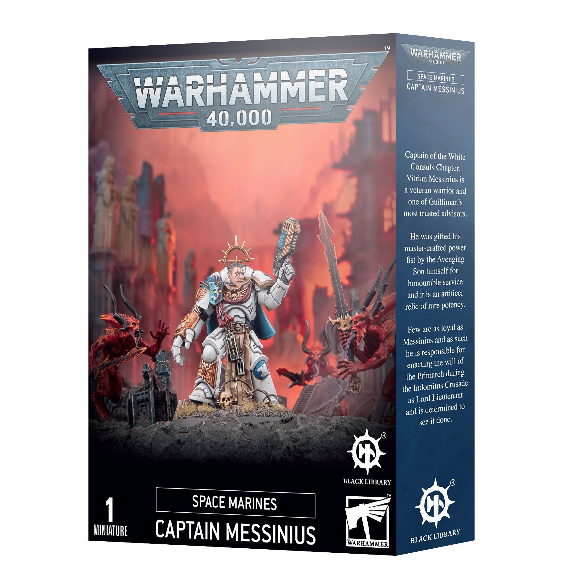 Warhammer40K : Space Marines - Captain Messinius | Boutique FDB