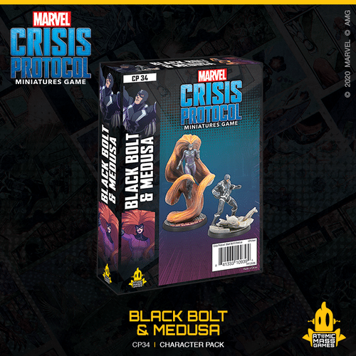 Marvel Crisis Protocol: Black Bolt and Medusa | Boutique FDB