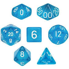 Polyhedral 7 Piece Dice Set Pearlized | Boutique FDB