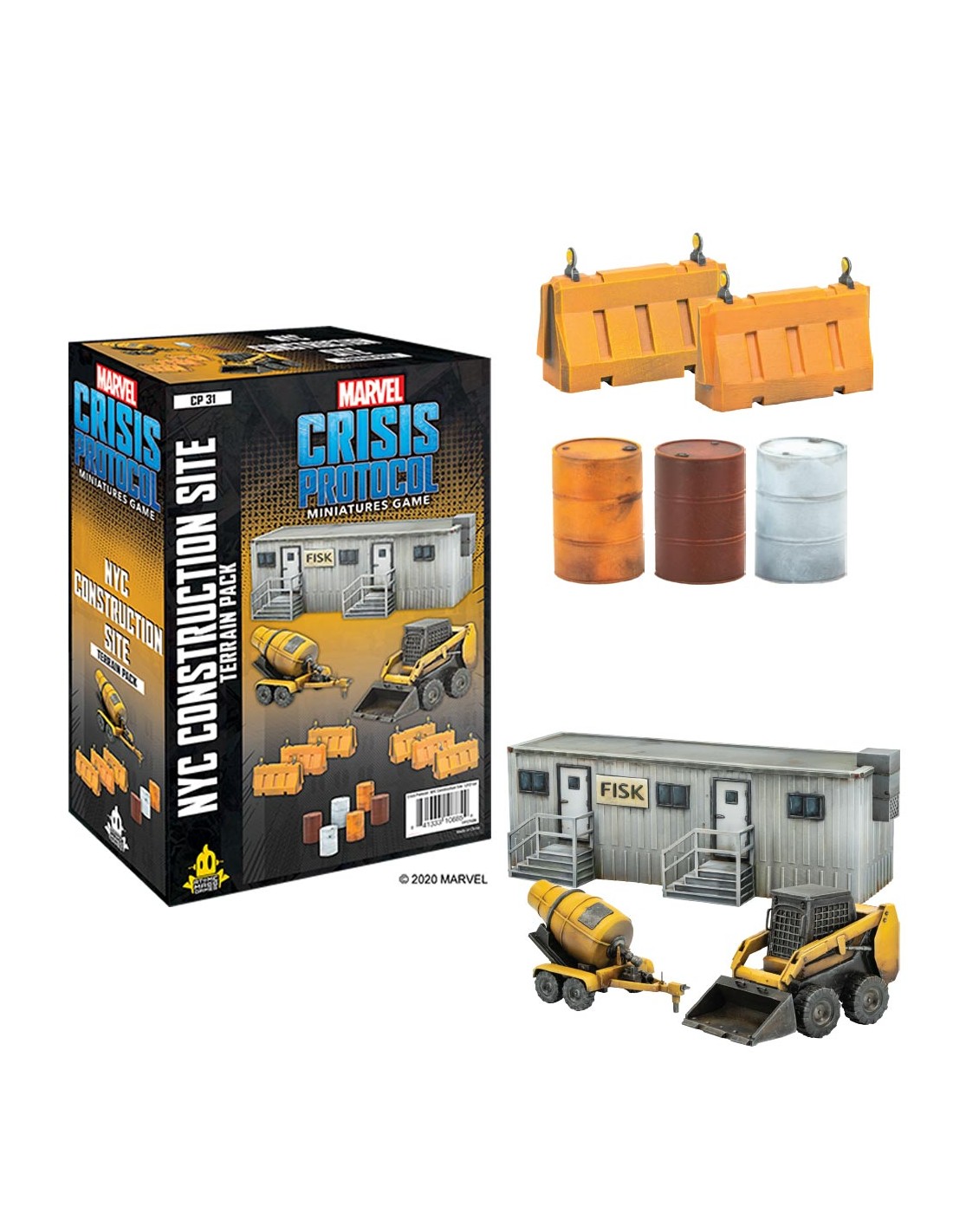 Marvel Crisis Protocol - NYC Construction Terrain Pack | Boutique FDB