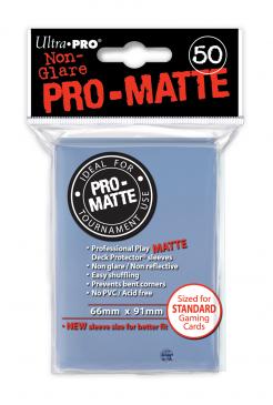 Ultra-Pro Matte Clear Sleeves 50ct | Boutique FDB