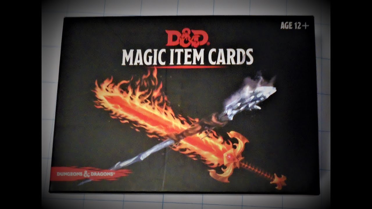 DND Magic item cards | Boutique FDB