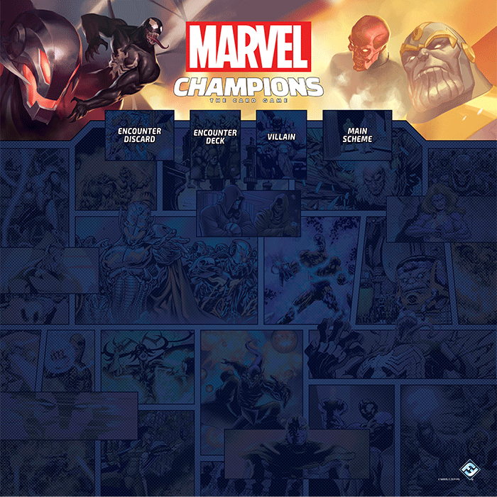 Marvel Champions LCG The Card Game mat 1-4 players | Boutique FDB