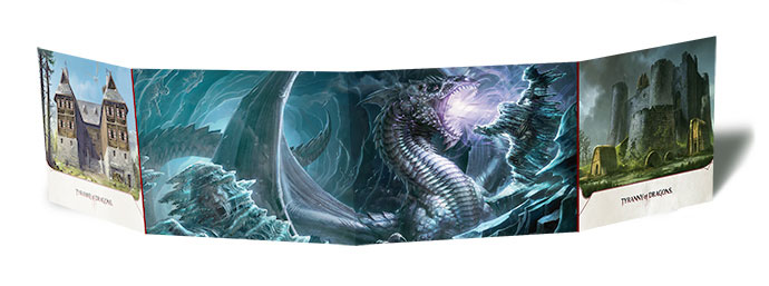 Dungeons and Dragons Tyranny of Dragons DM screen (5th) | Boutique FDB