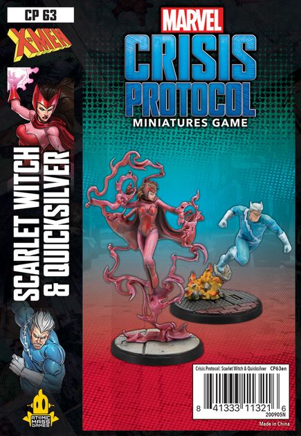 Marvel Crisis Protocol - Scarlet Witch and Quicksilver | Boutique FDB
