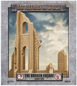 Battlefield in a Box - The Broken Facade - Sandstone | Boutique FDB