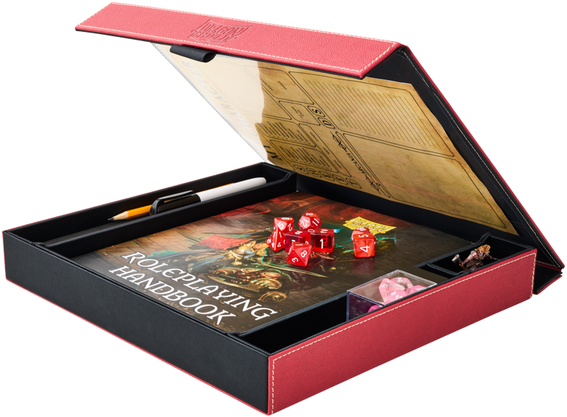 Dragon Shield - RPG Player Companion -Blood Red | Boutique FDB