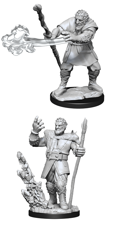Dungeons & Dragons : Unpainted Miniatures - Wave 11 - Male Firbolg Druid | Boutique FDB