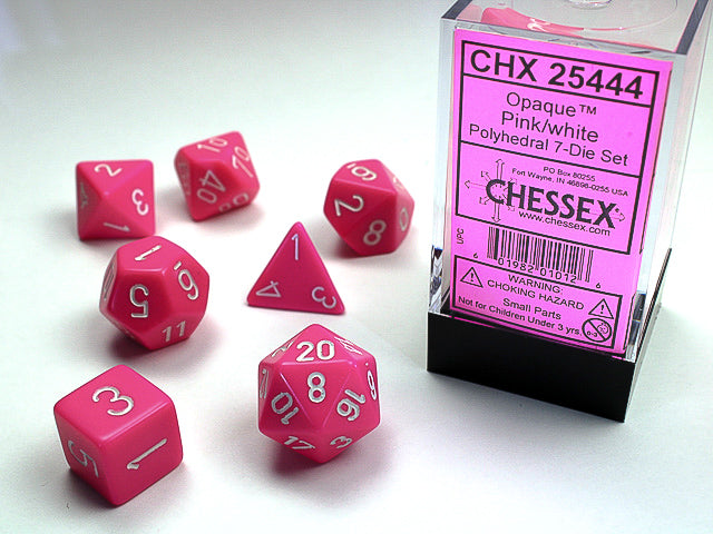 Opaque: 7Pc Pink / White | Boutique FDB