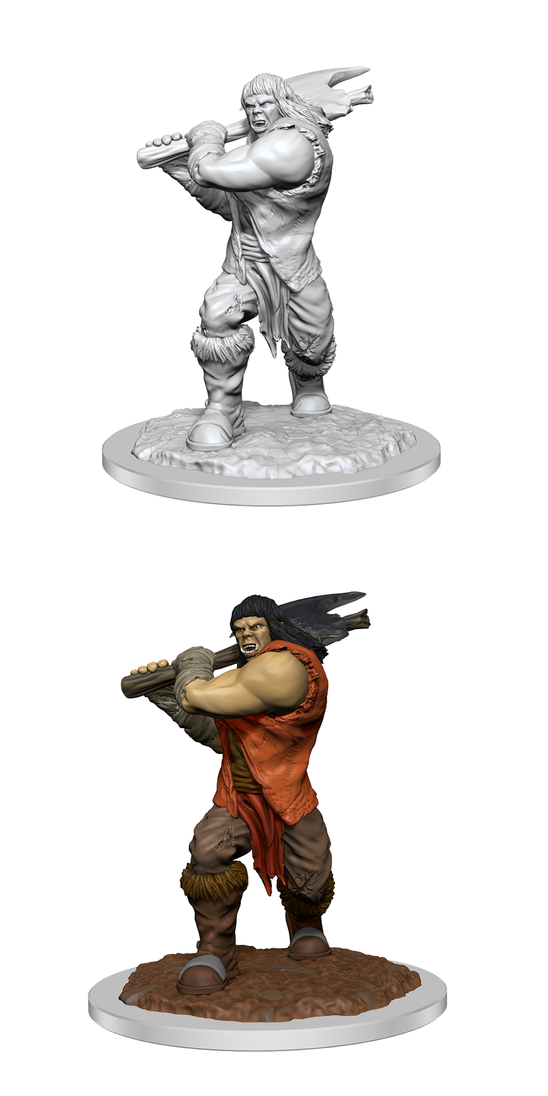 Dungeons & Dragons : Unpainted Miniatures - Wave 16 - Ogre Female | Boutique FDB