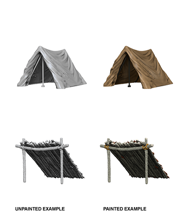 WIZKIDS UNPAINTED MINIS WV10 Tent & Lean-To | Boutique FDB