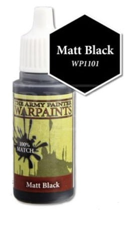 Army Painter Acrylic Air - Matt Black | Boutique FDB