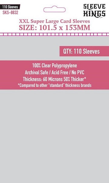Sleeve Kings - XXL Size : 101.5mm x 153mm | Boutique FDB