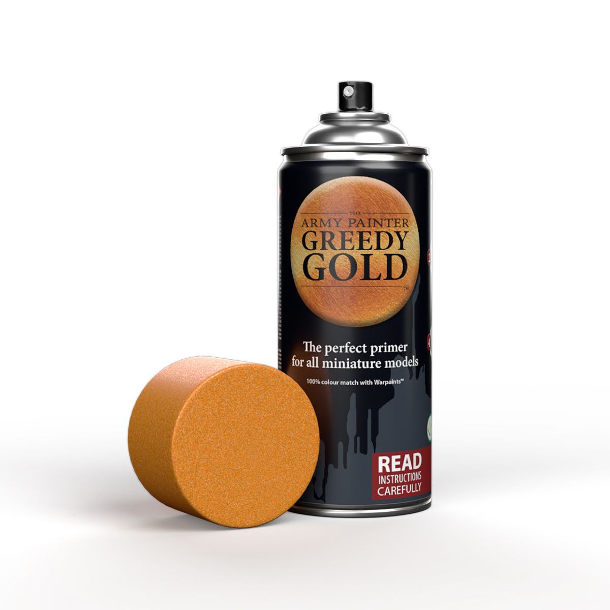 Army Painter : Colour Primer - Greedy Gold | Boutique FDB