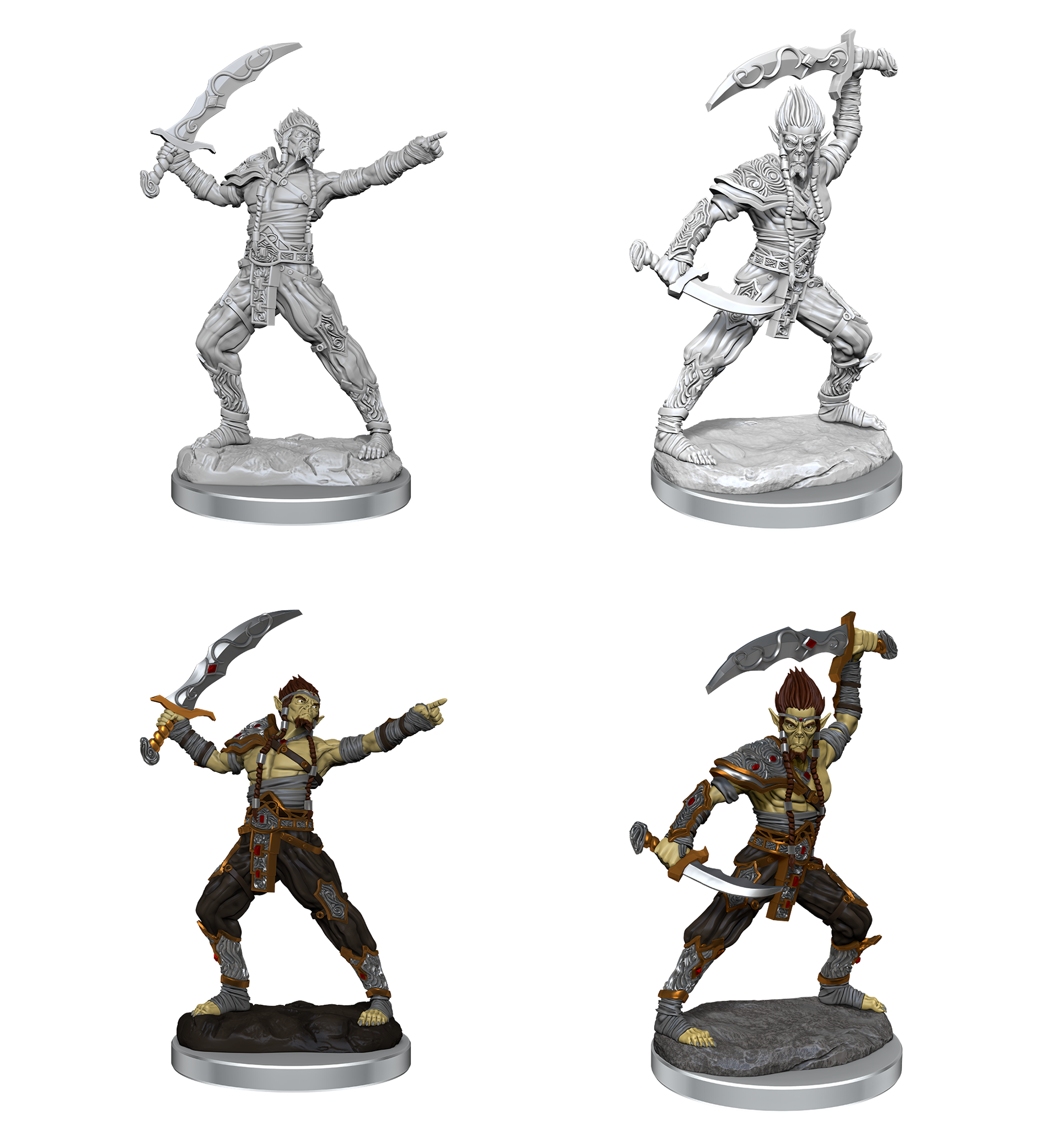 Dungeons & Dragons : Unpainted Miniatures - Wave 17 - Githyanki | Boutique FDB