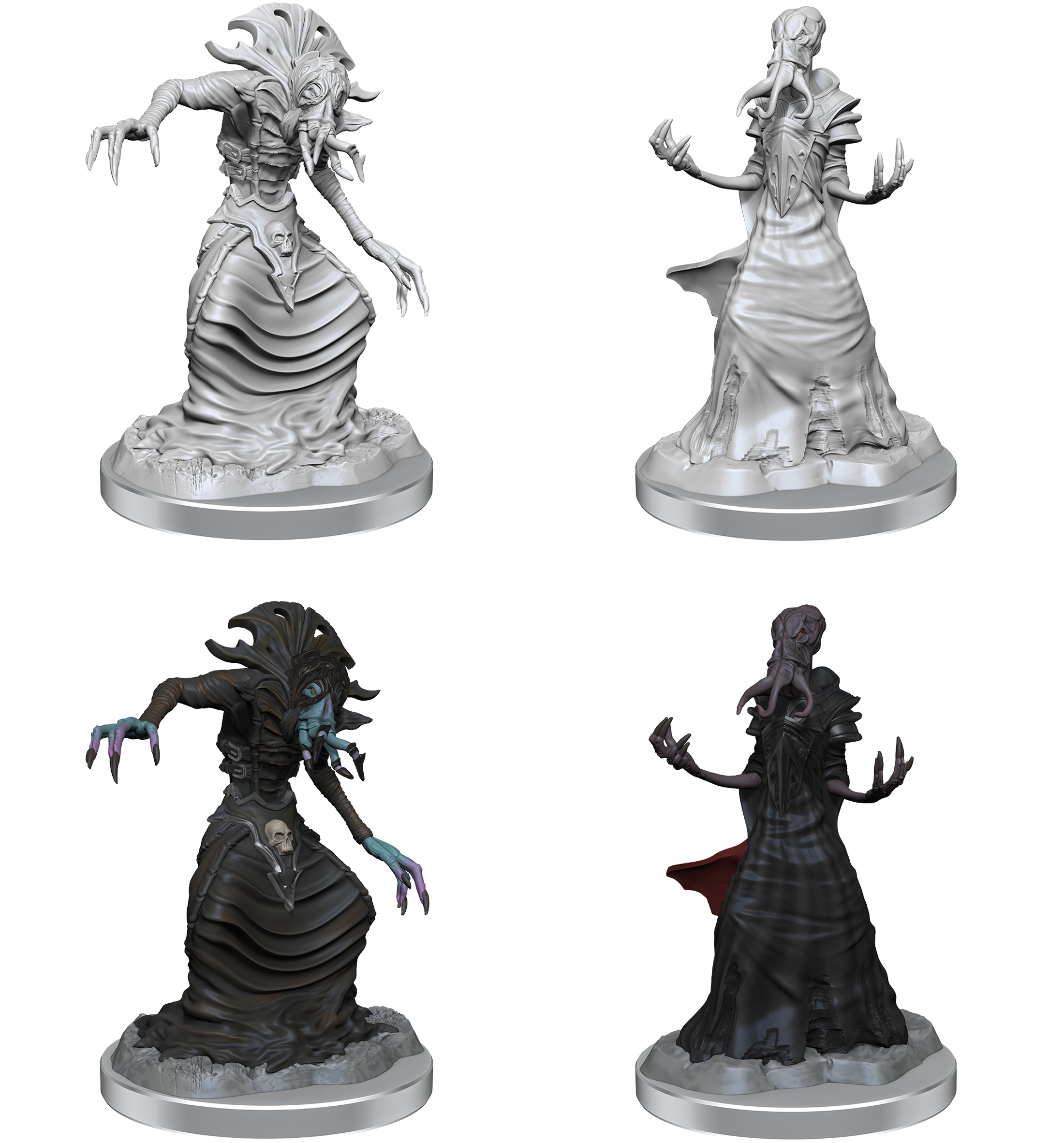 DND UNPAINTED MINIS WV18 MIND FLAYERS | Boutique FDB