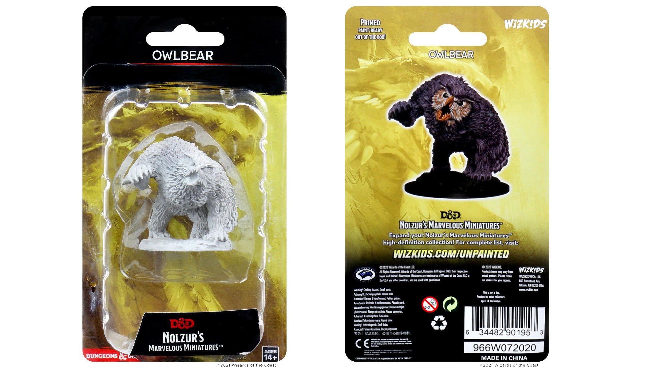 Dungeons and Dragons : Unpainted Miniatures - Wave 12.5 - Owlbear | Boutique FDB