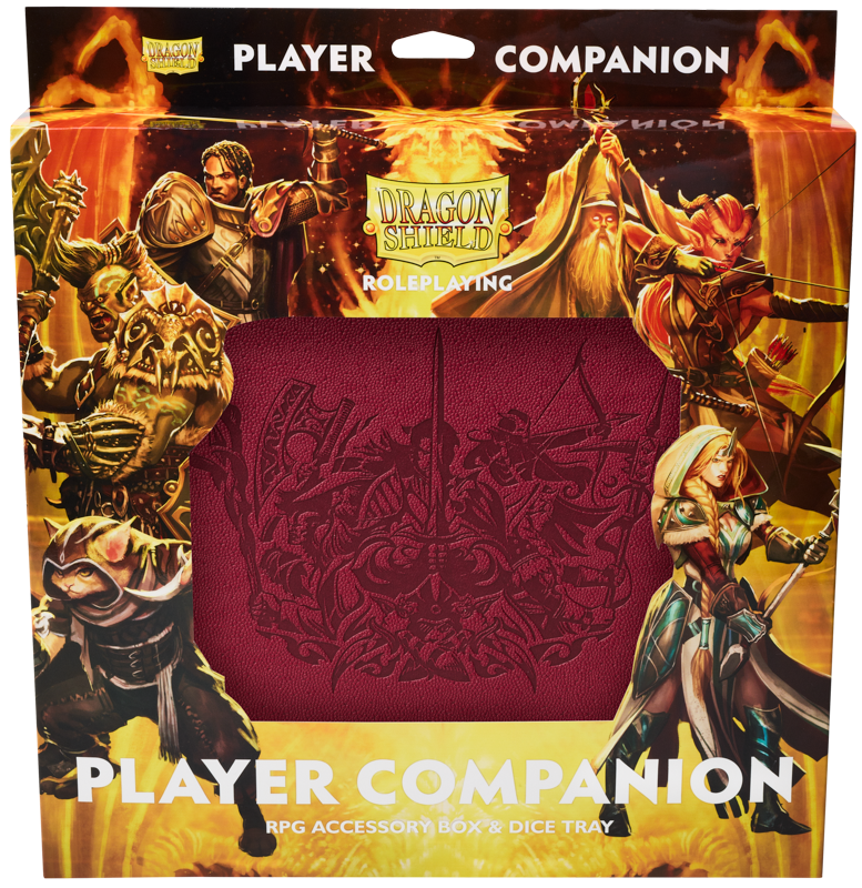 Dragon Shield - RPG Player Companion -Blood Red | Boutique FDB