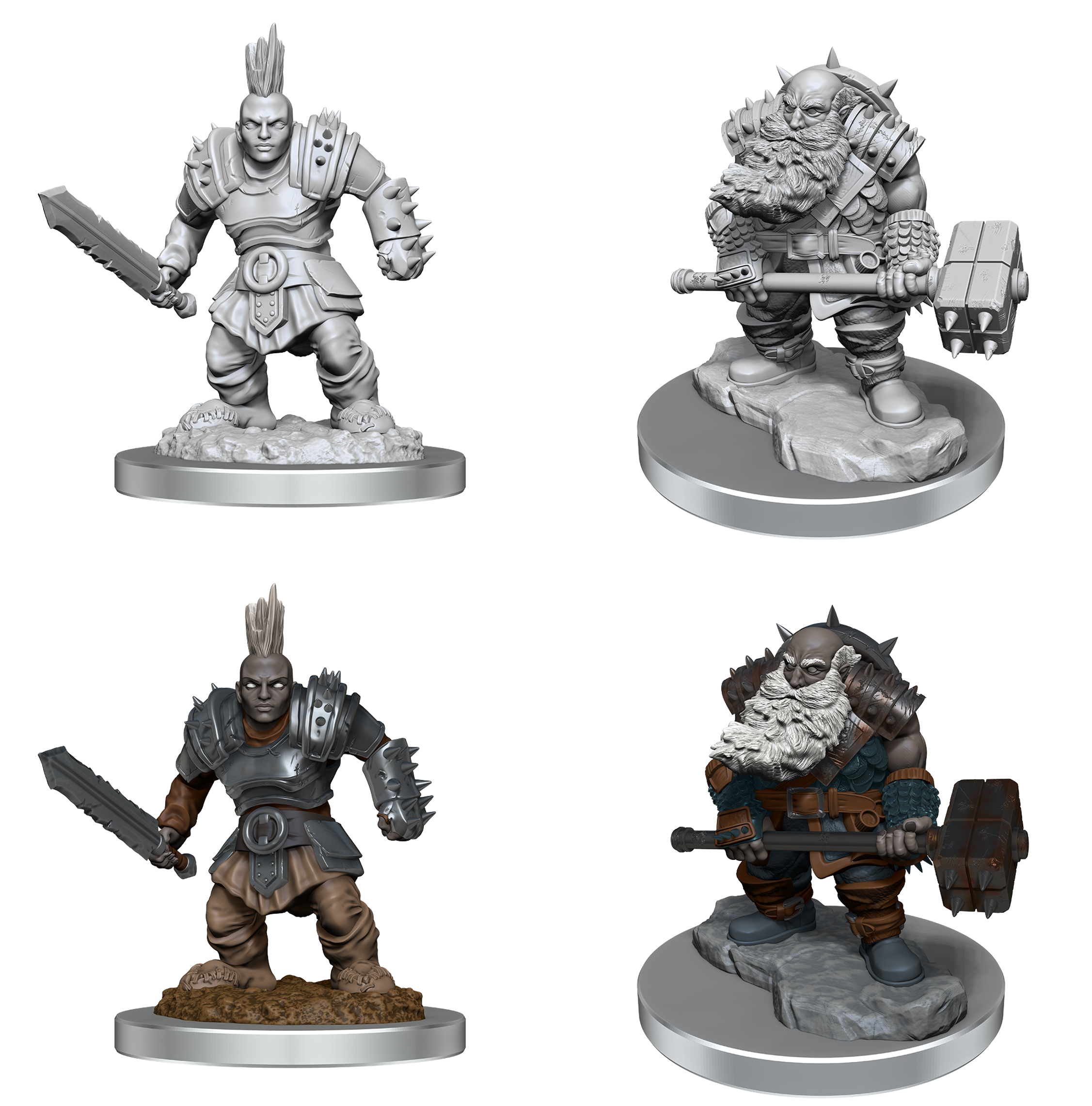 DND UNPAINTED MINIS WV18 DUERGAR FIGHTERS | Boutique FDB