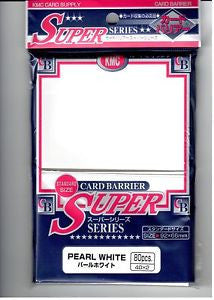 Card barrier Super Series Pearl White 80pcs | Boutique FDB
