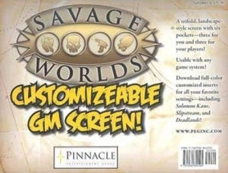 Savage Worlds RPG: Customizable GameMaster Screen | Boutique FDB