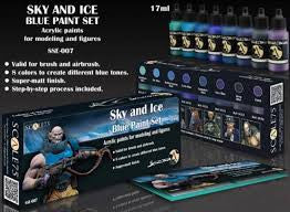 Sky and Ice Blue paint set | Boutique FDB