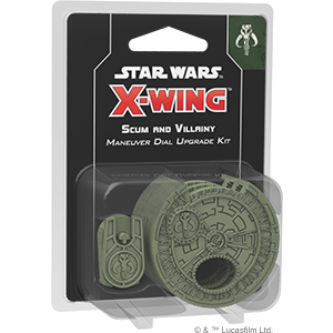 X-Wing 2.0 Rebel Scum and Villainy Maneuver Dial Upgrade Kit | Boutique FDB